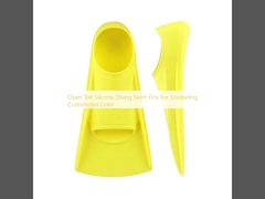 Open Toe Silicone Duik Zwemvinnen Voor Snorkelen Gepersonaliseerde kleur