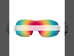 Paardensport Anti Impact Skydiving Bril UV400 Bescherming Met Verstelbare Riem