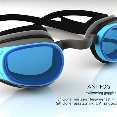 Anti Fog Swimming Goggles with Silicone Gasket and UV Protection