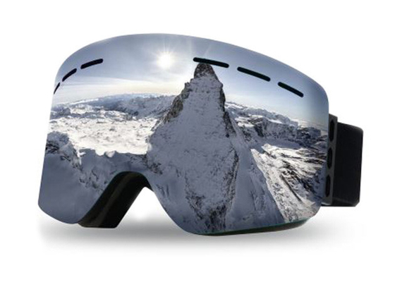 Custom Frameless Magnetic Spherical Ski Goggles Sport Eyewear
