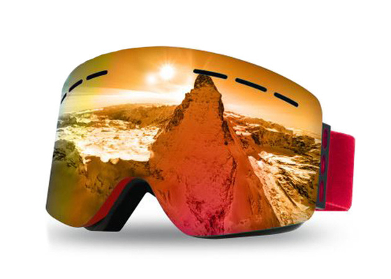 Custom Frameless Magnetic Spherical Ski Goggles Sport Eyewear