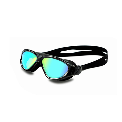 UV Protection Big Frame Silicone Anti Fog Swimming Goggles