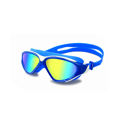 UV Protection Big Frame Silicone Anti Fog Swimming Goggles