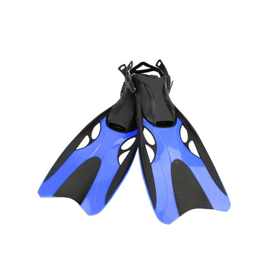Yellow Black Open Heel Scuba Diving Fins With Comfortable Foot Pocket