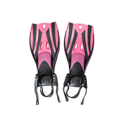 Children's Diving Swim Fins With Adjustable Strap Customized Logo Acceptable