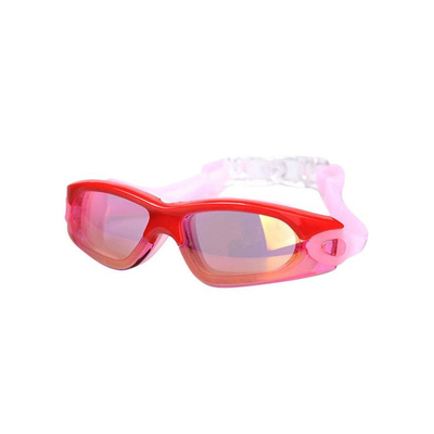 Adult mirror coated Leak Proof Swim Goggles Anti Fog UV Protection