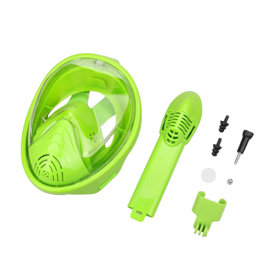 Kids Swimming Detachable Full Face Snorkel Gear Anti Fog Leak Proof