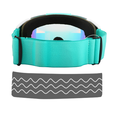 Elastic Strap 100% UV Protection OTG Snow Goggles For Youth