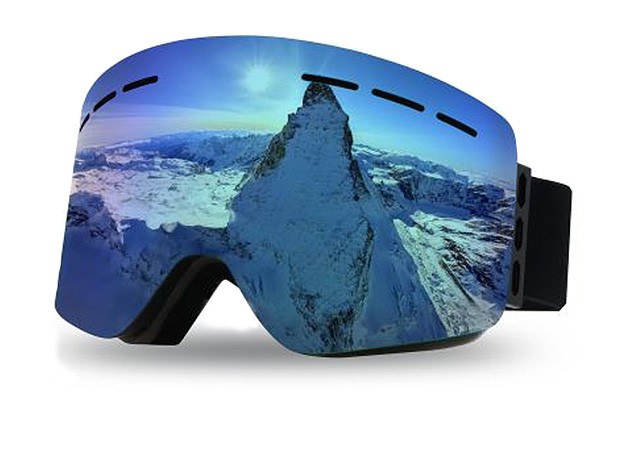 Custom Frameless Magnetic Spherical Ski Goggles Sport Eyewear