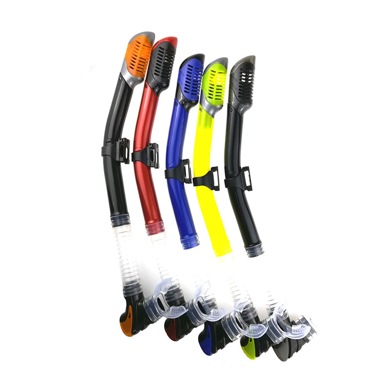 Pool Open Water Lap Dry Top Snorkel Tube For Swimming Training Diving Snorkeling